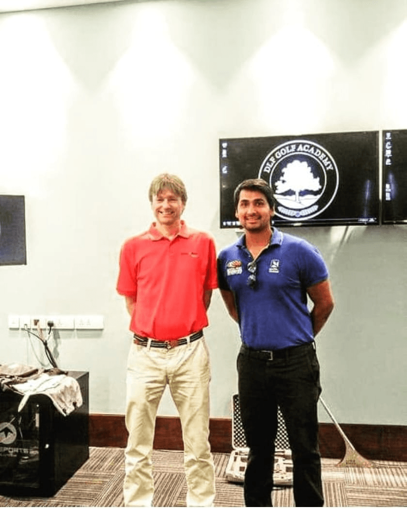 With founder of Sam putt lab